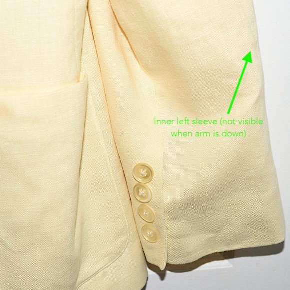 Lauren Ralph Lauren Vintage 90s Linen Blazer - Picture 10 of 10